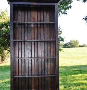 PINE BOOK CASE Walnut finish